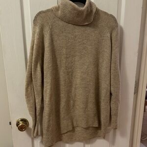 H&M Beige Cowl Neck Sweater